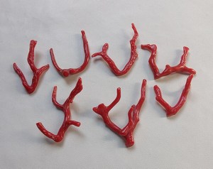 100% palo de rama de Coral rojo italiano pulido Natural 62 Cts Rama de Coral italiano pulido cabujón Coral Fabricación de piedras preciosas joyería - Product Image 6