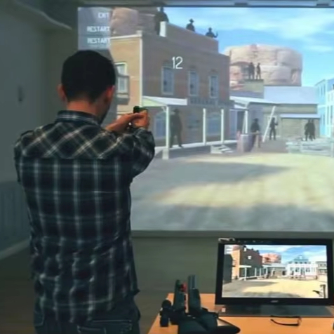 High-Precision Laser Shooting Simulator with Multi-User ID System, Auto-Calibration for Professional Training & Gaming