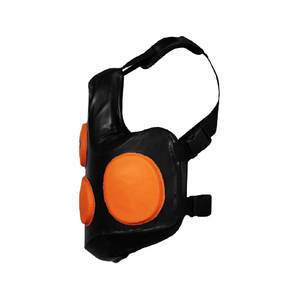 Protecteur de corps de boxe professionnel de haute qualité Logo personnalisable protège-poitrine pour MMA karaté Taekwondo Sparring Gear en cuir - Product Image 3