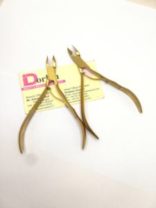 Cortaúñas de Plasma dorado personalizado profesional de alta calidad, cortaúñas de acero inoxidable, uso de cutículas, dedos directamente, marca Dorlon - Product Image 3