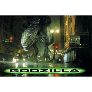 สไตล์โมเดิร์นสำหรับโปสการ์ดก็อดซิลล่าสำหรับตกแต่งผนัง - Product Image 1