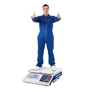 알람 라이트 옵션 <span class=keywords><strong>40kg</strong></span> 1g 디지털 산업용 테이블 상단 계량 벤치 스케일 - Product Image 3