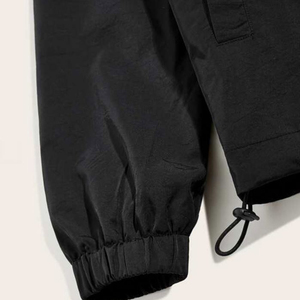 High Quality Men Gym Wear Training Custom Street wear Men's <b>Vintage</b> Pullover Zip up <b>Nylon</b> Jacket High Windbreaker Jacket for Men - Product Image 2