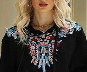 เสื้อฮู้ดปักลายสำหรับผู้หญิงแขนยาวระบายอากาศกันรอยยับเป็นมิตรกับสิ่งแวดล้อมแห้งเร็วน้ำหนักเบาราคาไม่แพงดีไซน์ล่าสุด - Product Image 2