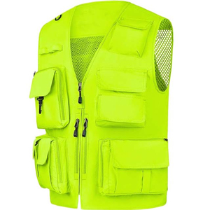 เสื้อกั๊กตกปลาสำหรับใส่ด้านนอกมีกระเป๋าหลายช่องระบายอากาศได้เสื้อผ้าผจญภัยกลางแจ้งกันน้ำน้ำหนักเบาสำหรับนักตกปลา - Product Image 2