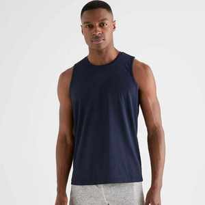 Mode hommes débardeurs respirant coton tissu tenue décontracté Logo personnalisé en vrac en gros OEM ODM fournisseur fabricant - Product Image 1