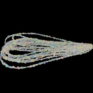 นักเก็ตโอปอลชาวเอธิโอเปียทรงเรียบลูกปัดโอปอลธรรมชาติขนาด3x4มม. สายอัญมณีหลวมสำหรับสร้อยคอสร้อยข้อมือเครื่องประดับ - Product Image 3