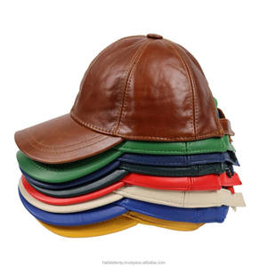Sombreros bordados 3D de piel de cordero de cuero genuino, gorras de colores sólidos con logotipos personalizados para deportes de playa, pesca, viajes, servicio OEM ODM - Product Image 4