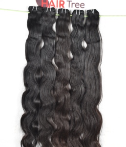 Extensiones de Cabello Humano Virgen Crudo de Doble Trama, Sin Procesar, Naturales, Onduladas, Suaves y Sedosas, en Venta - Product Image 5