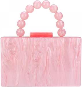 กระเป๋าคลัทช์เรซินออกแบบหรูหราที่ทันสมัยคุณภาพดีสำหรับสาวและผู้หญิงกระเป๋าคลัทช์งานแต่งงาน - Product Image 4