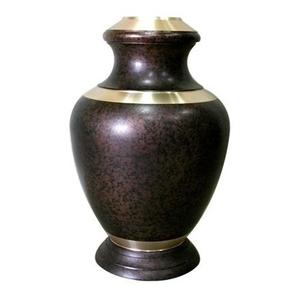 Modern Black Solid Metal Heavy-Duty Adult Cremation Urn Decorative Design Brass Adult <b>Keepsake</b> Memorial <b>Ashes</b> urn - Product Image 4