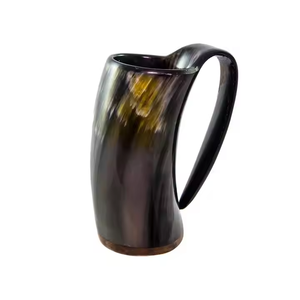 Tazas de cuerno minimalistas gratuitas con grabado para beber en tamaños grandes Recreaciones Celebraciones Más vendidos por artesanía de media luna - Product Image 4