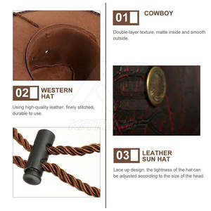 หมวกหนังหมวกหนังน้ำหนักเบาดีไซน์ใหม่ - Product Image 5