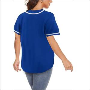 ชุดเบสบอลแบบยูนิเซ็กซ์ เสื้อเจอร์ซีย์ทีมแขนสั้น ระบายอากาศได้ดี ลายพิมพ์ ชุดกีฬา ผู้ชาย ผู้หญิง สไตล์ลำลอง เรียบง่าย โพลีเอสเตอร์ 100% - Product Image 2