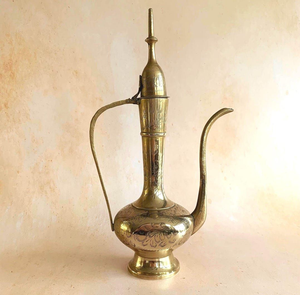 Богато украшенный кувшин с черно-белой перламутровой инкрустацией. Традиционный декоративный ближневосточный кувшин. По оптовым ценам. - Product Image 3