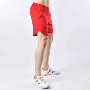 Couleur unie Gym Shorts 100% hommes de haute qualité Fitness sport course Gym porter Vintage décoration maillot de bain - Product Image 6