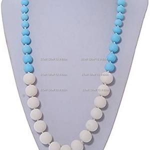 New Designs <b>Jewelry</b> Fashion <b>Summer</b> Holiday Women Resin Wood Beads Necklace for Women Fashion - Product Image 5
