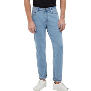 Cotton Jeans Distressed Design Custom Eco-Friendly Plus Size Fashion <b>Denim</b> <b>Material</b> Stretchable Casual Men's Jeans - Product Image 1