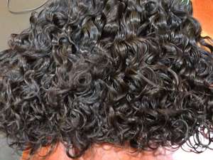 CUTICULES SAINES CRUTES crépues bouclées PRE COLLÉES DOUBLE TIRÉ À LA MAIN ATTACHÉ UNISEXPORTATEUR DE CHEVEUX RÉUTILISABLES - Product Image 6