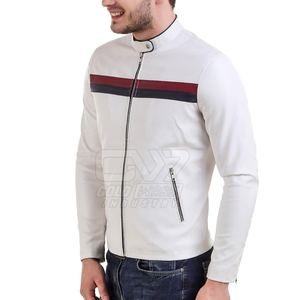 Chaqueta de cuero para hombre al por mayor Chaqueta de cuero para hombre de la mejor calidad Chaqueta de invierno de cuero genuino para hombre - Product Image 5