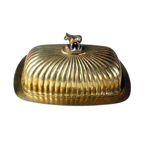 Plato de mantequilla de cobre de diseño clásico, plato de mantequilla de mesa de forma cuadrada de tamaño personalizado a buen precio en la India - Product Image 2