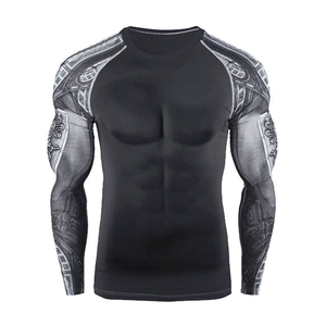 Top deportivo para adultos para surfear, entrenamiento para correr con protección contra sarpullidos y manga corta de rendimiento de secado rápido - Product Image 4
