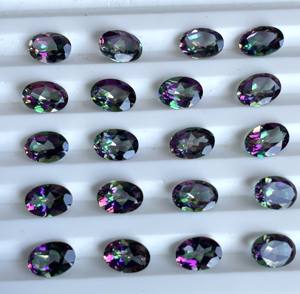 โทแพซมิสติกธรรมชาติ รูปไข่ขนาด 3x5 มม. เจียระไนอย่างดี คุณภาพเยี่ยม - โทแพซมิสติกชั้นเยี่ยมรูปไข่เจียระไน - Product Image 5