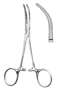 Pince à ligature pour bébé en acier inoxydable de première qualité 14 cm droite/incurvée ensemble d'instruments pédiatriques manuel certifié CE - Product Image 2
