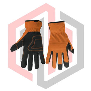 Guantes de Mecánico con Palma Reforzada, Protección de Seguridad para las Manos, Personalizados, de Cuero Dividido, Antivibración, Antideslizantes, Anticorte, para Bomberos - Product Image 5
