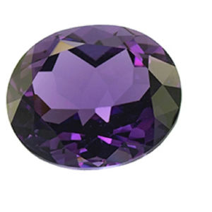 African Dark Amethyst <b>Stone</b> 8x10mm Faceted Oval Amethyst Loose Gemstone <b>for</b> Jewelry Manufacturer Wholesale Price - Product Image 3