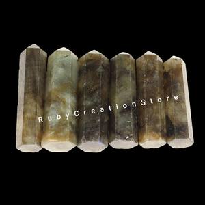 Tours de pierres précieuses naturelles mélangées, pointes de cristal polies pour la guérison, l'équilibrage des chakras, le Reiki, la méditation et la fabrication de bijoux - Product Image 2