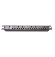Bloc d'alimentation universel certifié CE, type de base, unité de distribution d'alimentation, armoire de rack avec protection contre les surtensions, prise d'extension PDU