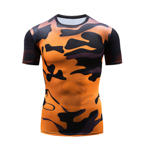 Mma Rashguard – chemises de Compression personnalisées à manches courtes pour hommes, protection contre les éruptions cutanées - Product Image 5