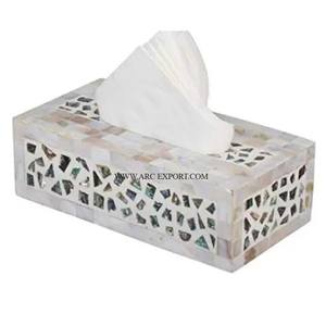 Top qualité vaisselle décoration distributeur de mouchoirs support conception moderne bois et vadrouille travail hôtel boîte de rangement de mouchoirs à vendre - Product Image 1