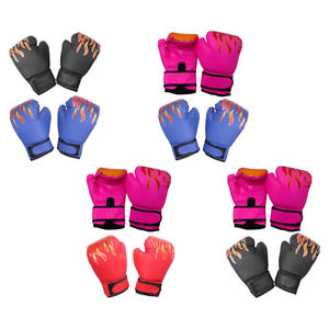 ถุงมือชกมวยสำหรับเด็กผู้ชายและเด็กผู้หญิง12ออนซ์และ14ออนซ์ถุงมือฝึกหนังพร้อมแผ่นรองมือสำหรับเด็ก - Product Image 6