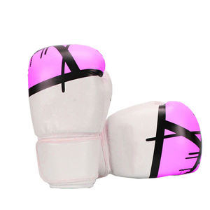 ถุงมือชกมวยหนังปรับแต่งได้สำหรับฝึกซ้อม-น้ำหนักเบาใช้ในบ้านดูดซับความชื้นสายรัดข้อมือปรับได้แบบห่วงปิด - Product Image 6