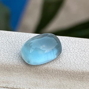Cabochon en forme de coussin en aigue-marine naturelle de 2.78 carats de couleur supérieure pour la fabrication de bijoux avec un bon lustre - Product Image 1