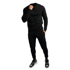 Conjunto de chándal de invierno OEM para hombre, manga larga, ejercicios de fitness, talla XXL, tela ligera transpirable, logotipo personalizado impreso - Product Image 1