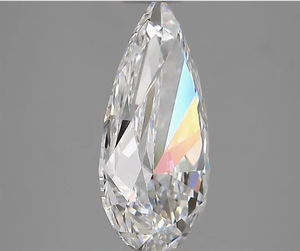 Vente en gros de diamants synthétiques taille poire cultivés en laboratoire 2.20 carats VVS certifiés par IGI de couleur blanche - Product Image 1