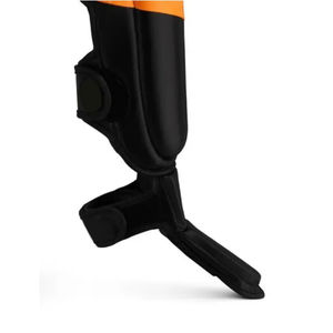 <b>Football</b> Shin Guard Professional Protection PU Leather Lightweight Long Lasting Soft Inner <b>Foam</b> Durable Construction Hook Loop - Product Image 6