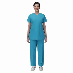 Traje de matorrales hecho a medida para mujer, tela de algodón, secado rápido, matorrales médicos para mujer, hechos en Pakistán