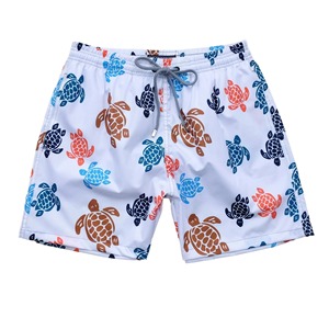 Mode hommes Shorts de plage Logo personnalisé maillot de bain à séchage rapide tissu léger et confortable pour la piscine d'été et les vacances décontractées - Product Image 3