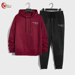 ชุดวอร์มผู้ชายแขนยาวผ้าฟลีซแบบสบายๆ สำหรับฤดูหนาว ราคาถูก ขายส่ง OEM  รับทำโลโก้  ดีไซน์ใหม่ ผ้าฝ้าย เป็นมิตรกับสิ่งแวดล้อม - Product Image 1