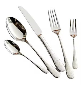 Juego de Cubiertos de Acero Inoxidable de Diseño Moderno, Tenedor, Cuchara, Cuchillo, Cubiertos para Restaurante, Hotel, Comedor - Product Image 4