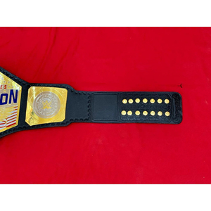 Ceinture de championnat de lutte poids lourd mondial des États-Unis, plaques en laiton allié, légère, entraînement, pleine longueur, personnalisable - Product Image 2