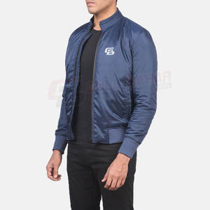 Blouson aviateur pour hommes avec fermeture éclair élégante et durable Blouson aviateur minimaliste pour hommes - Product Image 2