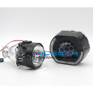 2.5inch H1 Honeycomb Bi Xenon Projector Lens With RGB Devil Eyes