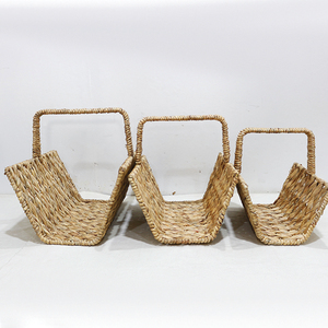 Panier de rangement en jacinthe d'eau Artex Dong Thap, organisateur décoratif pour la maison et le bureau - Product Image 4
