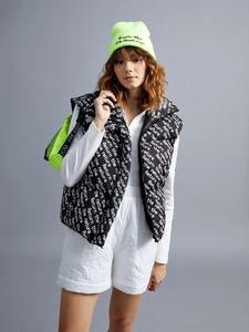 Chaleco acolchado de alta calidad para mujer, chaqueta sin mangas de burbujas a la moda de invierno, chaleco con cremallera de Color sólido - Product Image 3