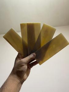 Plaques d'échelle de corne de vache de corne de buffle de Style animal naturel de haute qualité pour cadres de lunettes poignées de couteau artisanat naturel - Product Image 1